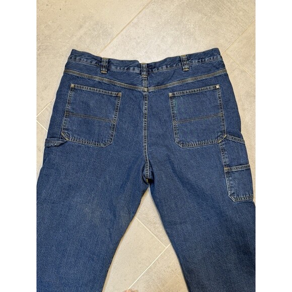 Blue Mountain Fleece Lined Carpenter Jeans Men’s 40x30 Workwear Straight - Picture 9 of 10